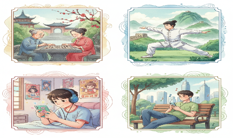 سرگرمی های چینی_ از سنتی تا مدرن