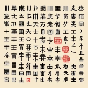 استروک‌های پایه زبان چینی