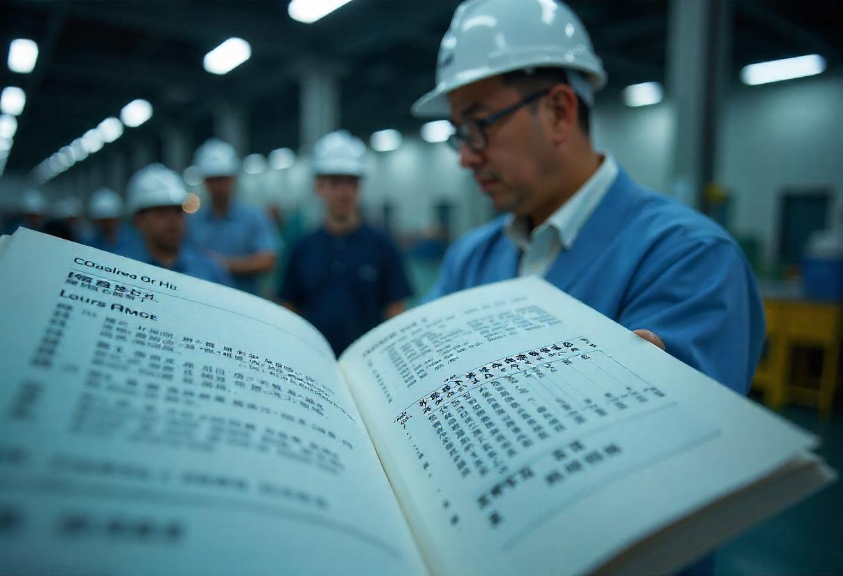 ترجمه دفترچه راهنمای ماشین‌آلات چینی