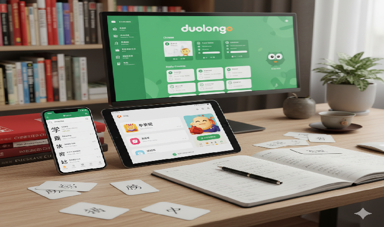 بهترین برنامه یادگیری زبان چینی