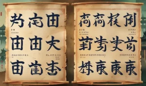 تفاوت‌های نوشتاری سنتی و ساده‌شده در چینی